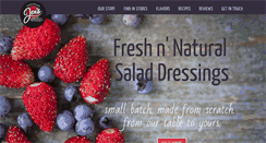Desktop Screenshot of jensdressings.com