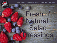 Tablet Screenshot of jensdressings.com